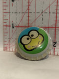 Frog Mascot Cartoon Button Pinback