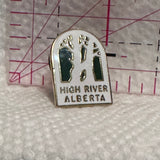 High River Alberta Logo  Lapel Pin