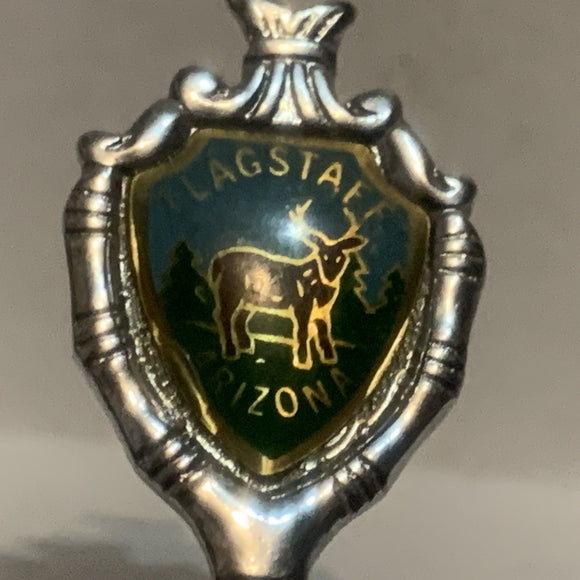 Flagstaff Arizona Deer Shovel Collectable Souvenir Spoon EJ