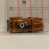 Copper Stunt Team Jaded ©2001 Hot Wheels Diecast Car BF