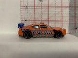 Orange Police Dodge Charger Drift 2009 Hot Wheels Loose Diecast Car 1/64 IG