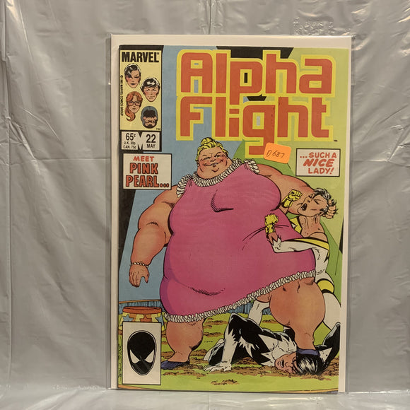 #22 Alpha Flight Meet Pink Pearl Marvel Comics AC 6812