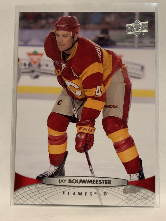 #179 Jay Bouwmeester Calgary Flames 2011-12 Upper Deck Series One Hockey Card