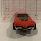 Red Muscle Speeder ©2015 Hot Wheels Diecast Car BF