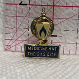 Medicine Hat The Gas City Alberta  Lapel Pin