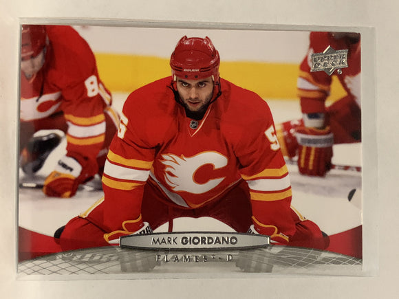 #178 Mark Giordano Calgary Flames 2011-12 Upper Deck Series One Hockey Card