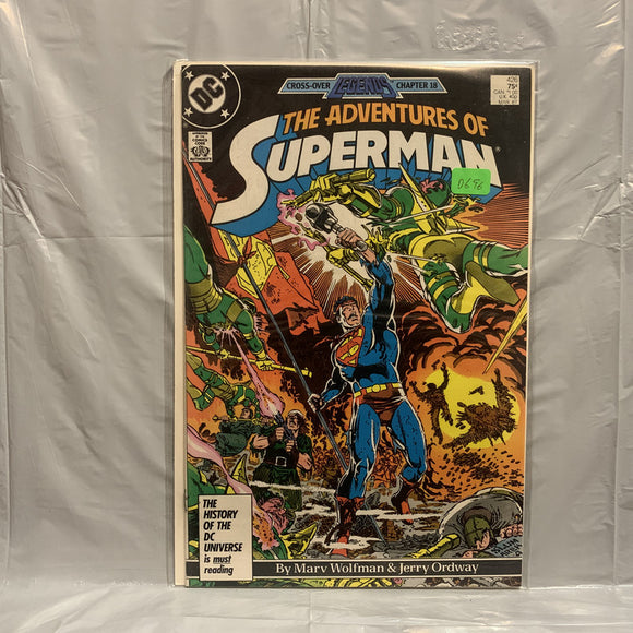 #426 The Adventures of Superman Cross Over Legends Chapter 18 DC Comics AC 6818