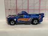Blue Fig Rig X1654 B09 2012 Hot Wheels Diecast Car