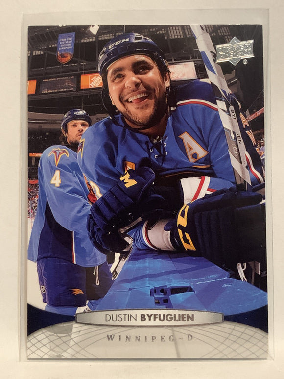#1 Dustin Byfuglien Winnipeg Jets 2011-12 Upper Deck Series One Hockey Card