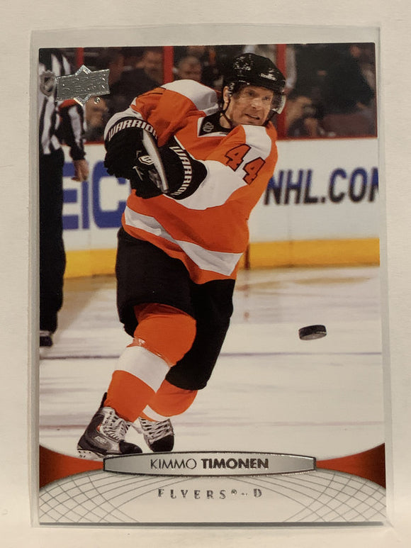 #60 Kimmo Timonen Philadelphia Flyers 2011-12 Upper Deck Series One Hockey Card