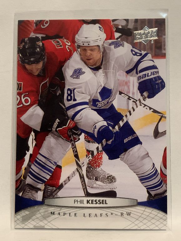 #19 Phil Kessel Toronto Maple Leafs 2011-12 Upper Deck Series One Hockey Card