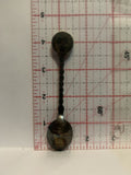 Blue White Clock Souvenir Spoon