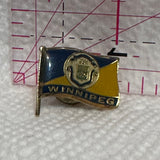 Winnipeg Flag City Manitoba  Lapel Pin