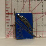 Calgary '88 Winter Olympics ski Jumping Lapel Hat Pin