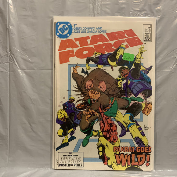 #3 Atari Force Pakrat Goes Wild DC Comics AC 6839
