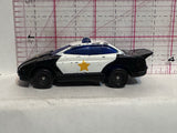 Black White Police Car 1993 Hot Wheels Diecast Car