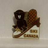 Ski Canada Beaver Lapel Hat Pin