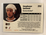 #350 Stephane Quintal Boston Bruins 1991-92 Pro Set Hockey Card