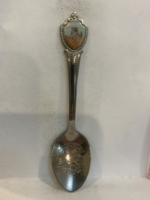 Tree House Redwood Highway California Souvenir Spoon