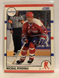 #268 Michal Pivonka Washington Capitals 1990-91 Score Hockey Card