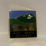 Mount MT JO High Peaks Memories Lapel Hat Pin