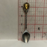 September Aster Flowers Collectable Souvenir Spoon EJ