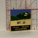 Mount MT JO High Peaks Memories Lapel Hat Pin