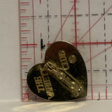 Little Boy on a Heart Lapel Hat Pin