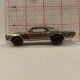 Silver  67 Pontiac GTO ©1998 Hot Wheels Diecast Car BF