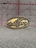 Calgary City Alberta Cowboy Hat  Lapel Pin