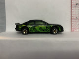 Black Green Dragon Racer 1996 Hot Wheels Loose Diecast Car 1/64 IH