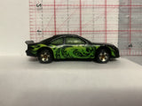 Black Green Dragon Racer 1996 Hot Wheels Loose Diecast Car 1/64 IH