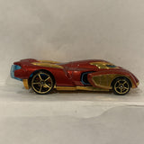 Red Iron Man BDM74 Marvel ©2013 Hot Wheels Diecast Car BF