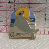 California Sea Lion Sun Beach  Lapel Pin
