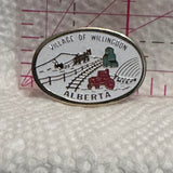 Village of Willingdon Alberta  Lapel Pin