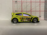 Yellow '12 Ford Fiesta 2011 Hot Wheels Loose Diecast Car 1/64 IH