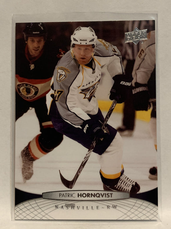 #93 Patric Hornqvist Nashville Predators 2011-12 Upper Deck Series One Hockey Card