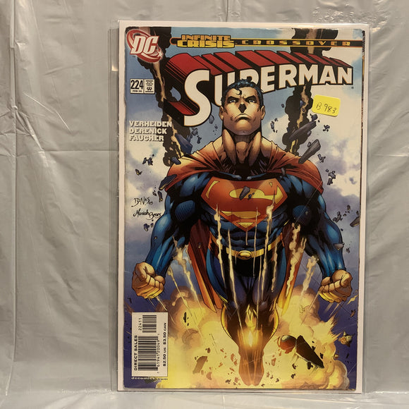 #224 Superman Infinite Crisis Crossover DC Comics AD 6870