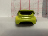 Yellow '12 Ford Fiesta 2011 Hot Wheels Loose Diecast Car 1/64 IH