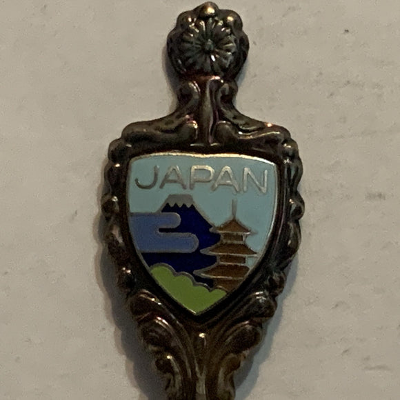 Japan Mountains Temple Collectable Souvenir Spoon CC