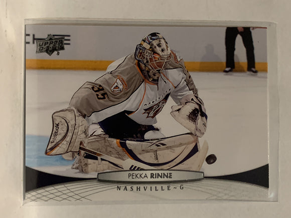 #96 Pekka Rinne Nashville Predators 2011-12 Upper Deck Series One Hockey Card