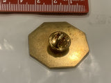 Massachusetts District 33 1972 Lions International Lapel Hat Pin