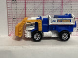 Blue White City Services Garbage Gulper BDV59 M43 2013 Matchbox Diecast Car