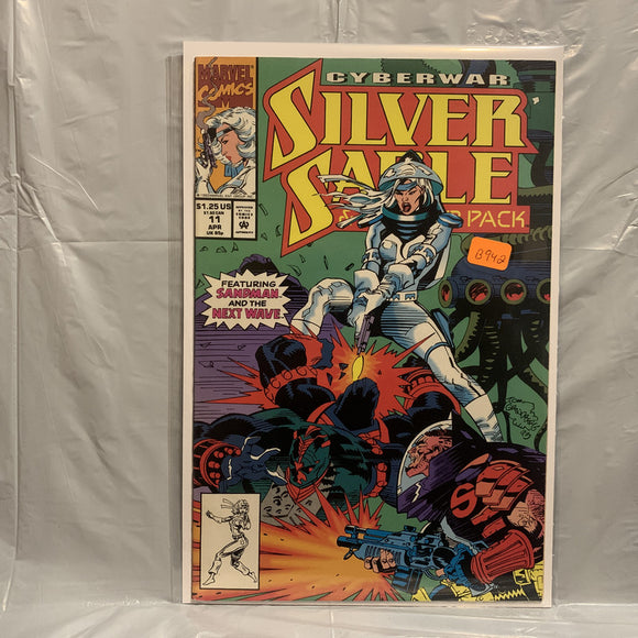 #11 Silver sable & The Wild Pack Cyberwar Marvel Comics AD 6879