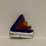Skiing Louise Logo Lapel Hat Pin