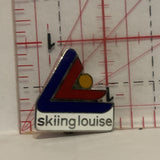 Skiing Louise Logo Lapel Hat Pin