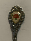 Castor Alberta Wild Rose Souvenir Spoon