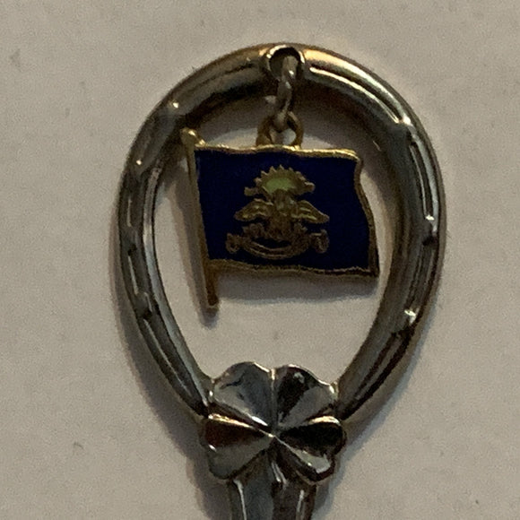North Dakota State Flag Collectable Souvenir Spoon CC