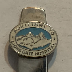 Auxiliary To Lions Gate Hospital Collectable Souvenir Spoon CC