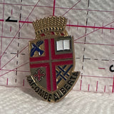 Lacombe Alberta Crest Emblem  Lapel Pin